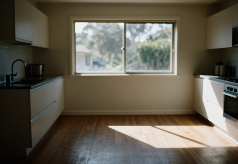 Clean kitchen cabinet after cockroach treatment in West Pymble